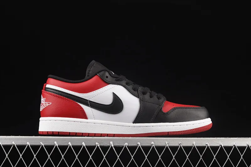 All categories Air Jordan Jordan series basketball shoes Air Jordan 1 Low G version pure original Air Jordan 1 Low AJ1 Joe 1 black red toe low-top cultural basketball shoes 553558-612